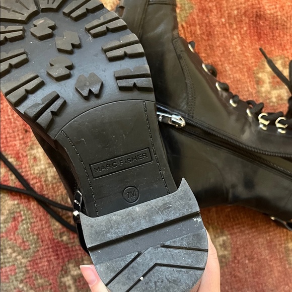 Marc Fisher, Black Lace-Up Boots, size 7 - Picture 6 of 9